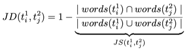 Jaccard Distance